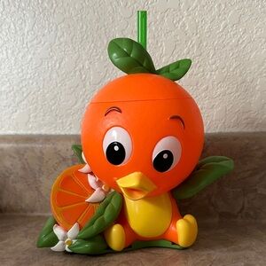 Disney Parks Epcot Orange Bird Souvenir Sipper Cup